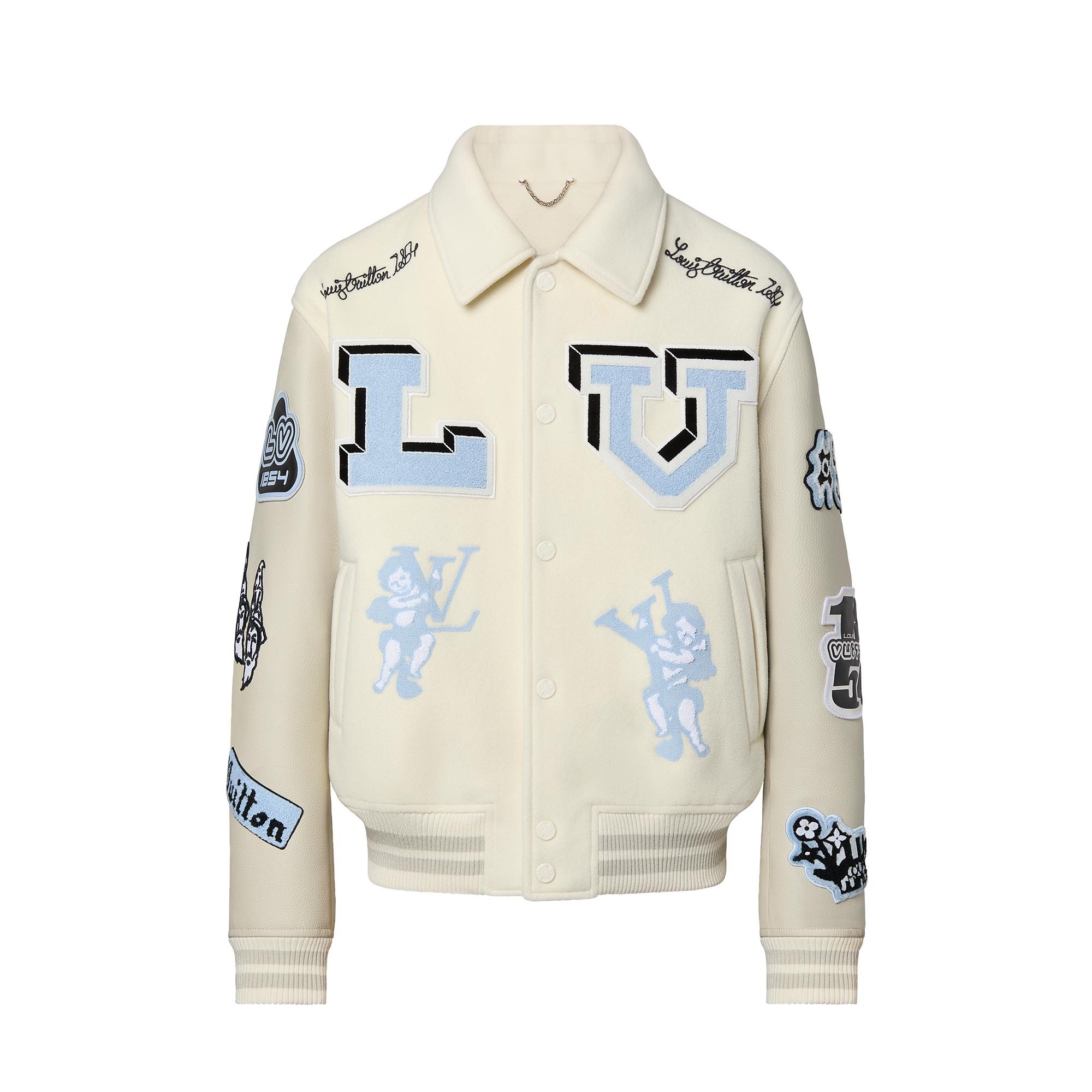 限定品◆関税無【LOUIS VUITTON】Signature Patch VarsityJacket 限定品◇関税無【LOUIS VUITTON】Signature Patch VarsityJacket